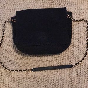 Tory Burch Marion suede flap shoulder bag